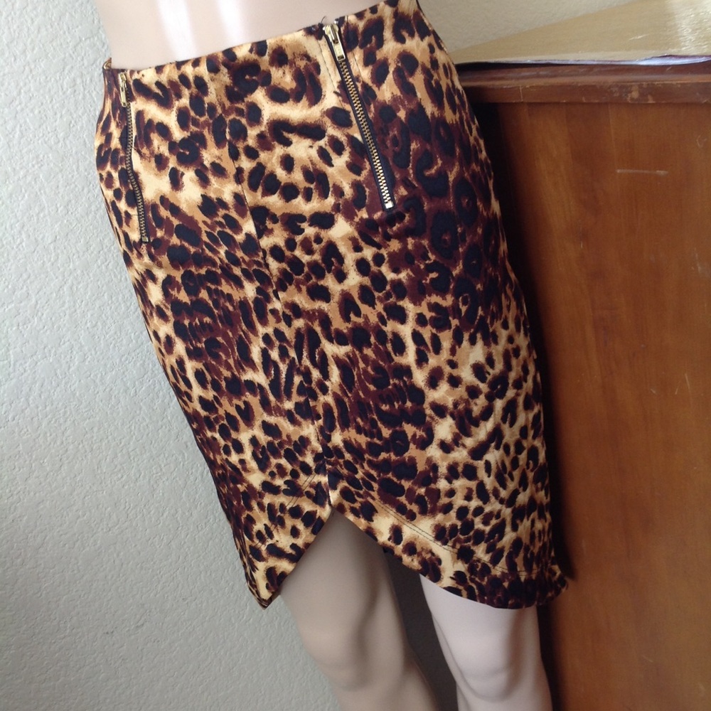 Sexy cheetah print skirt I039